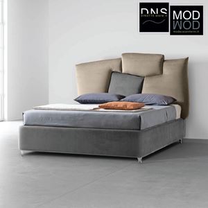 Immagine di Letto Imbottito Stilfar FANTASY BIG Matrimoniale Personalizzabile Vari Colori E Tessuti Cat. E A Scelta