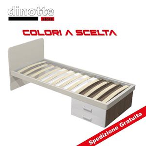 Immagine di LETTO LUNA COLOR 4486 COLORI A SCELTA